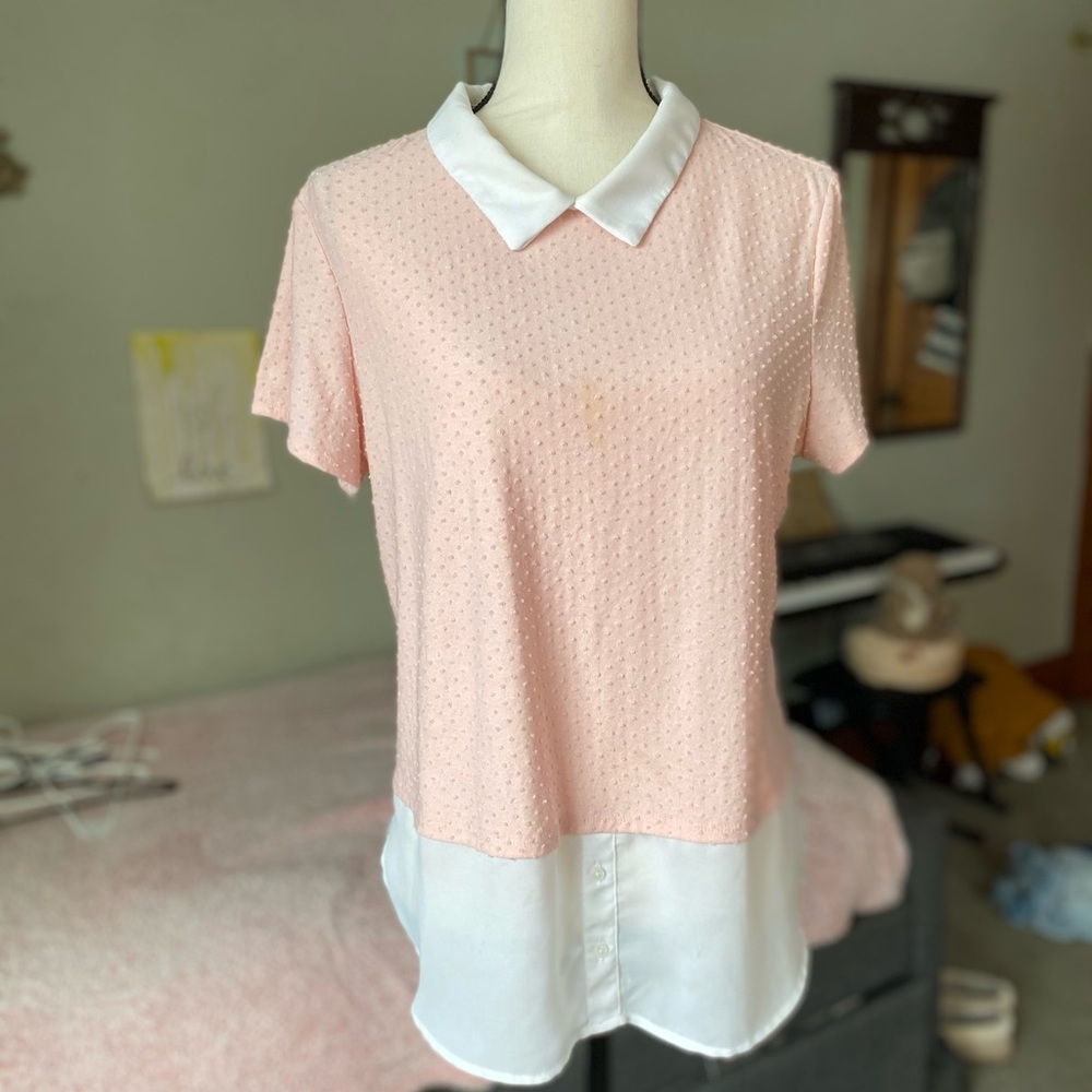 Pink Collared Shirt